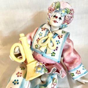 Collectible Vintage Pierrot Clown made in Italy for Gumps San Francisco